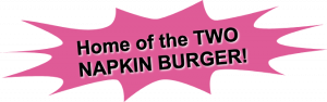 59er Diner is Home to the 2 napkin burger