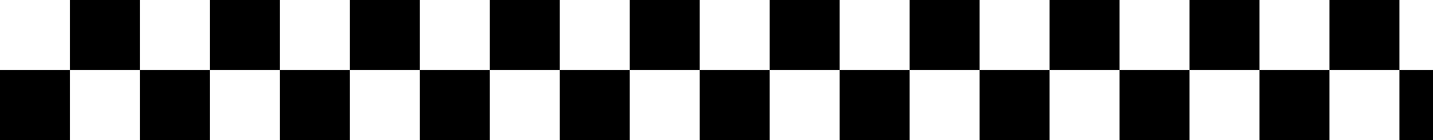 Black and White Tile Border