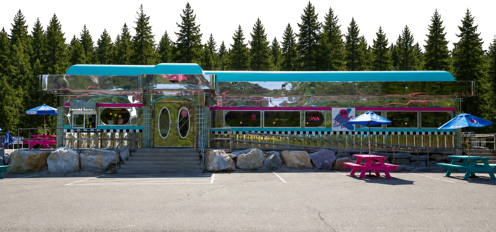 Restaurant in Leavenworth 59er Diner is an Family Favorite for 30 years